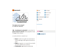 Tablet Screenshot of albe-amministrazioni.it